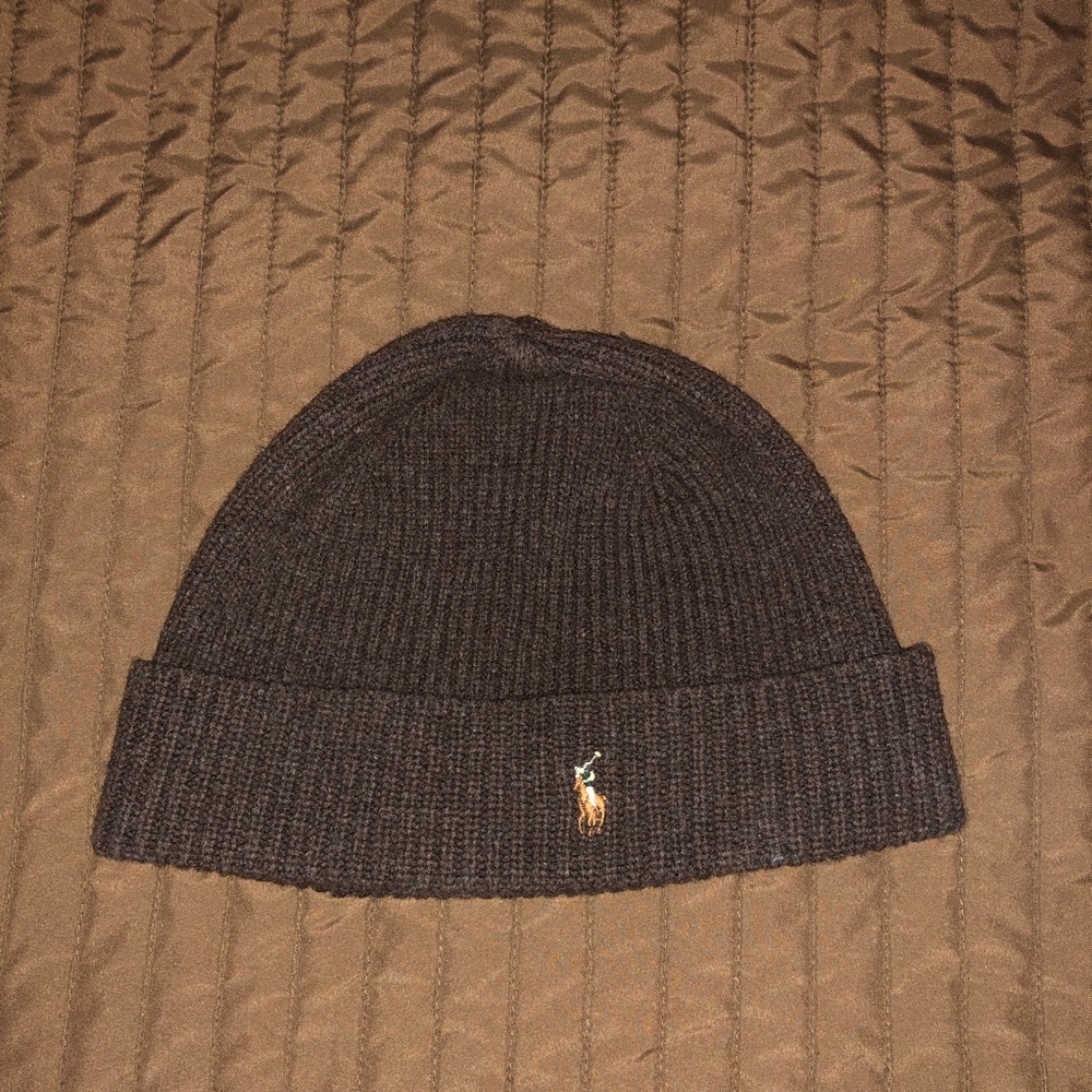Polo Ralph Lauren Signature Merino Cuffed Beanie